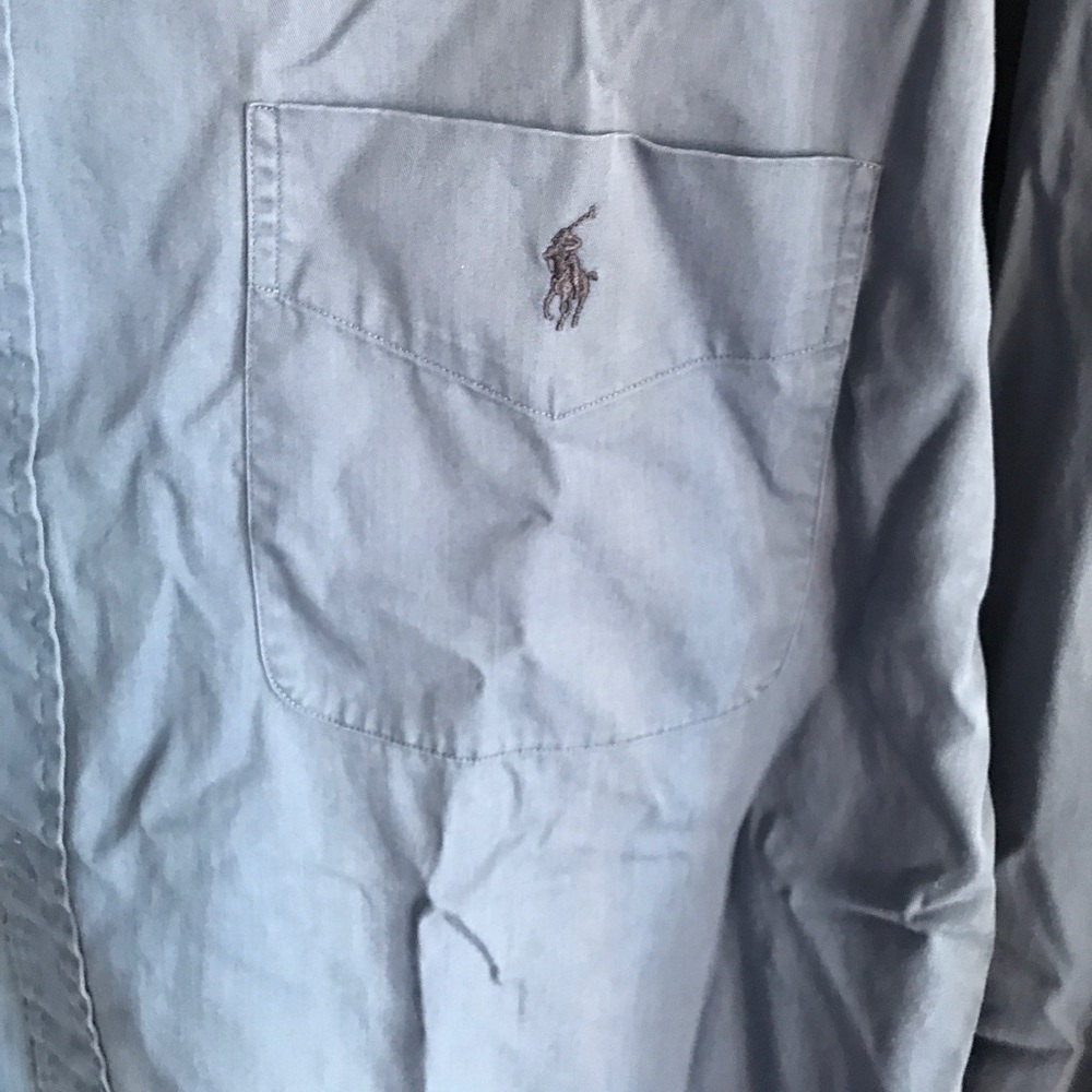 Blue Button Down Ralph Lauren - Large - image 3